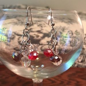 AB Crystal “Vintage Sunrise” dangle earrings BOGO